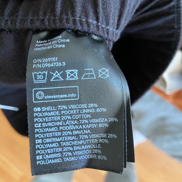 H & M linen like loose pants - Picture 7 of 7